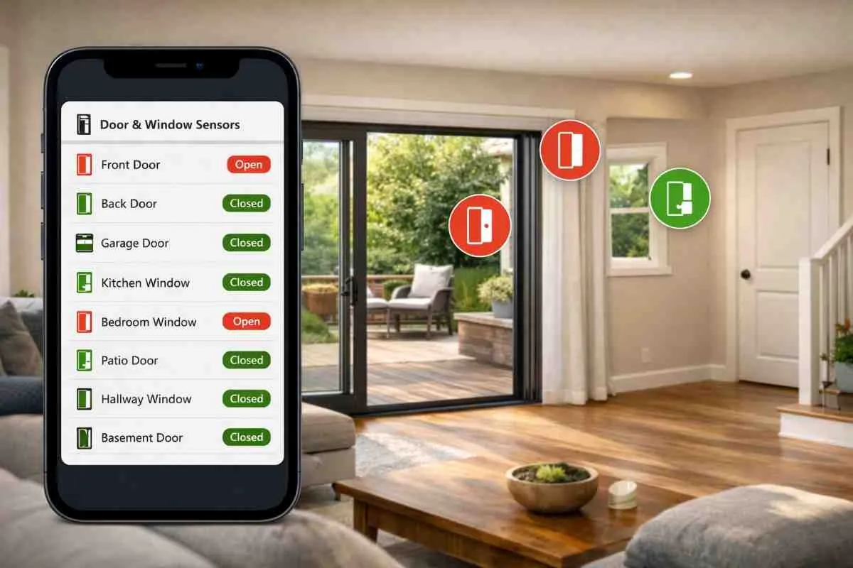 Door and Window Sensor Status